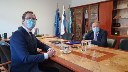 Srečanje župana in ministra